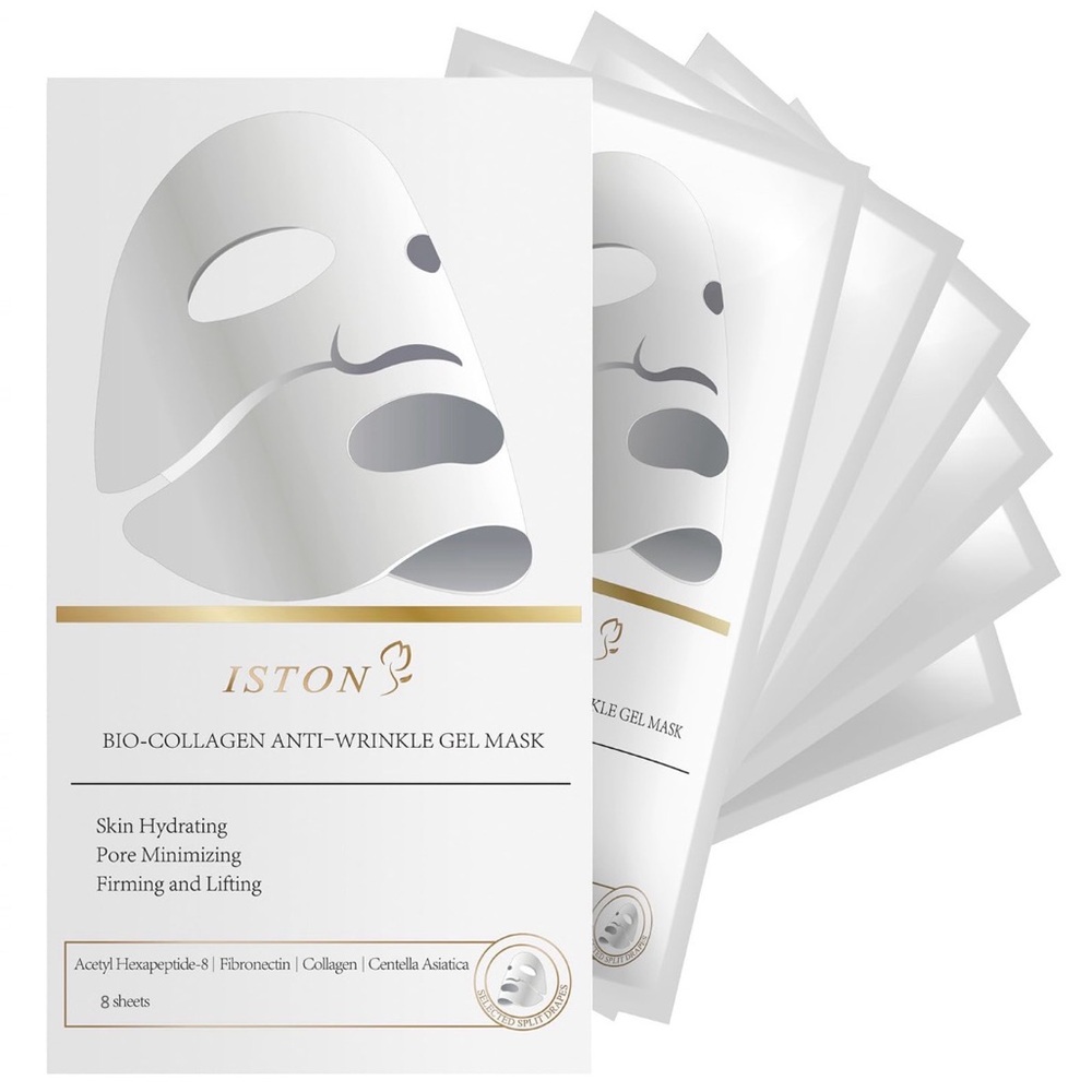 Bio-Collagen Anti-Wrinkle Gel Mask 6 sheets NWT